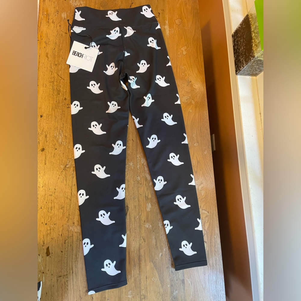 Beach Riot NWT Bewitching Boo Little Peppa Ghost leggings; choose 9/10 or 5/6